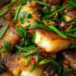 Ginger Onion Fried Sea Bass Ginger Onion Fried Sea Bass