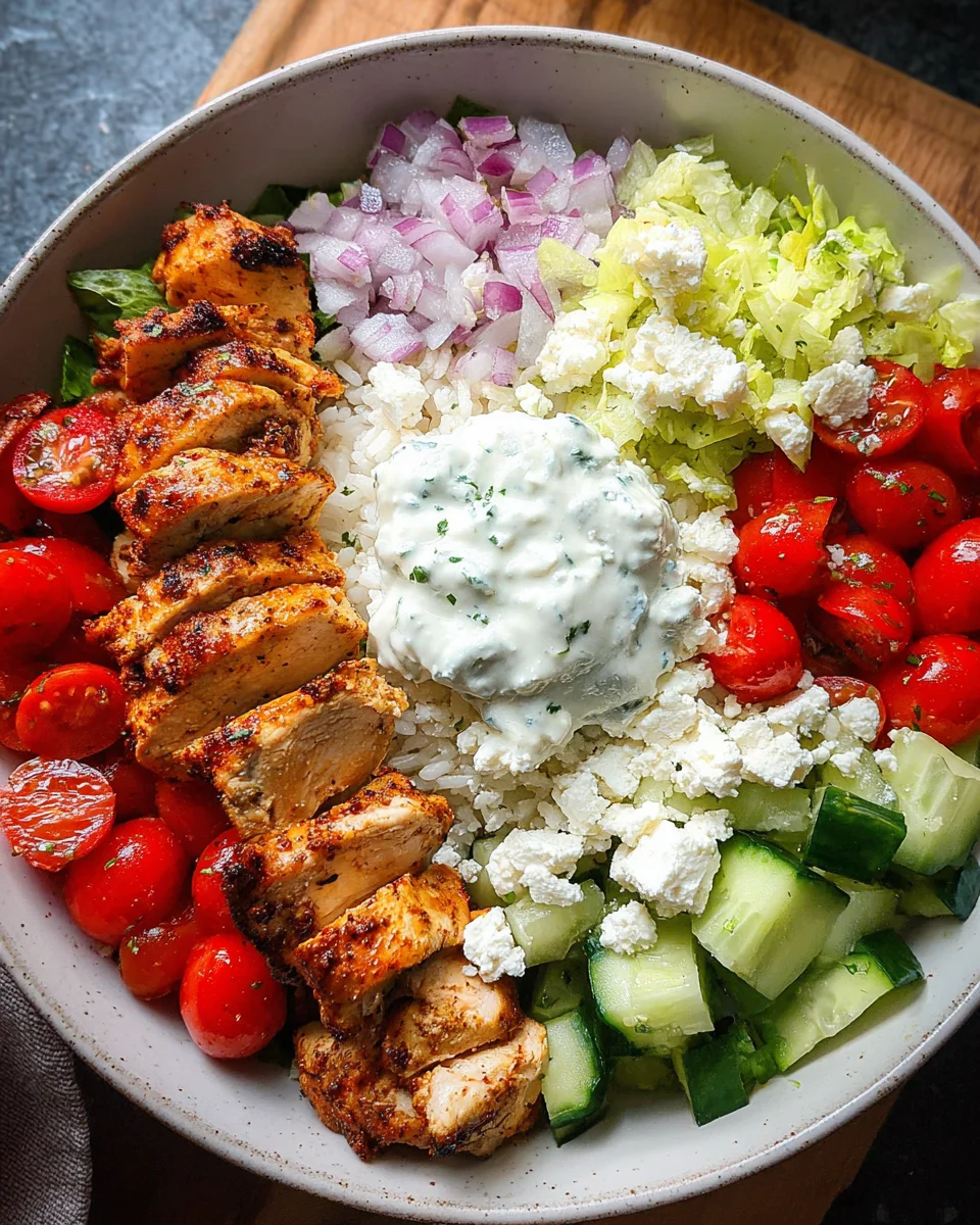 Greek Chicken Bowls Greek