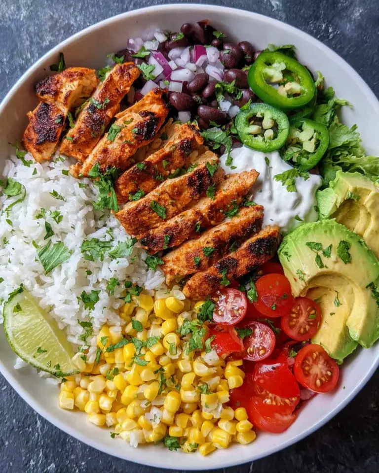 Grilled Chicken Burrito Bowls