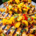 Grilled Mango Pineapple Chicken Grilled Mango Pineapple Chicken