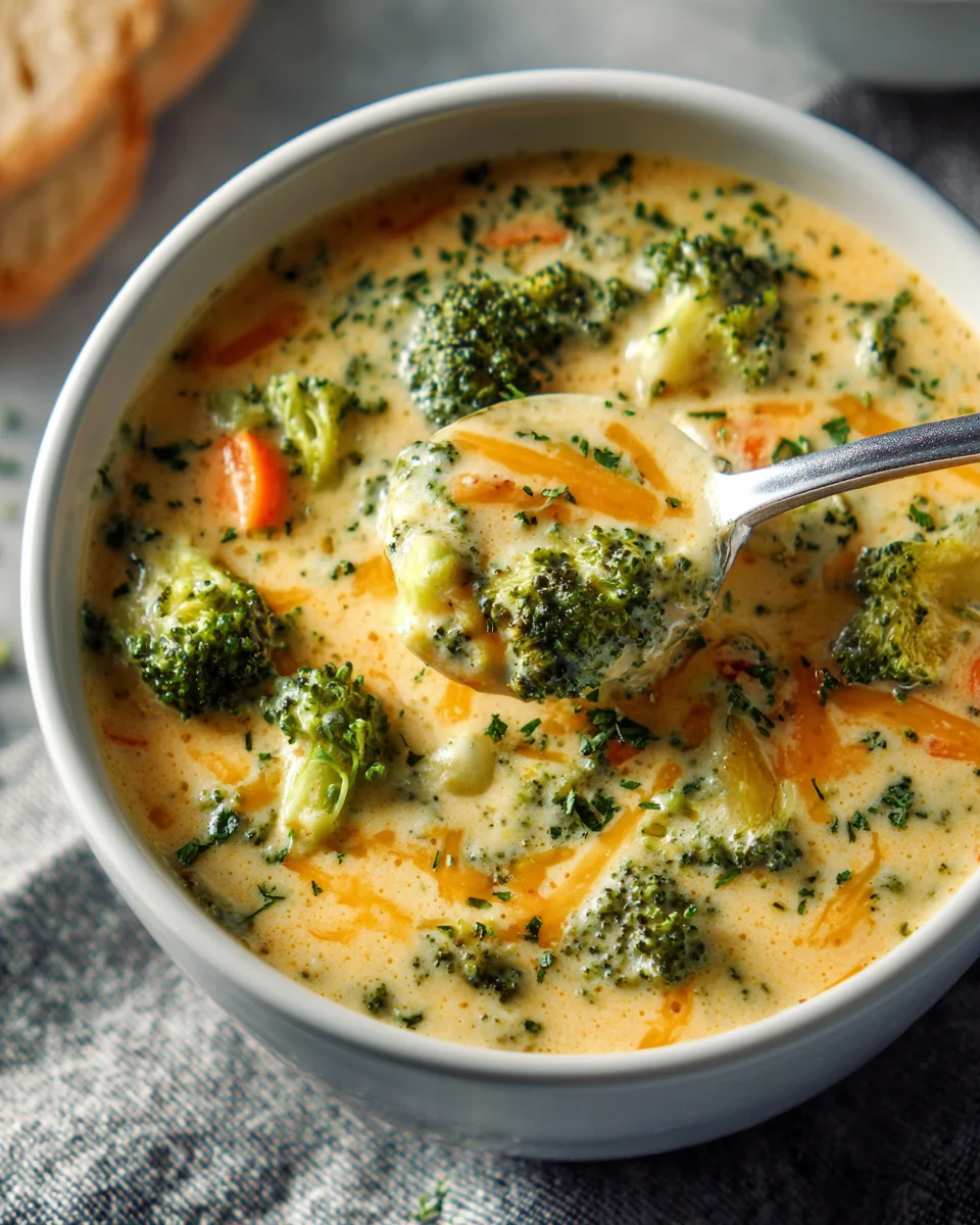 High Protein Broccoli Cheddar Soup 25 High Protein Broccoli Cheddar Soup