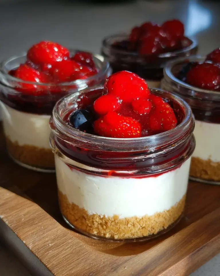 High Protein Cheesecake Jars
