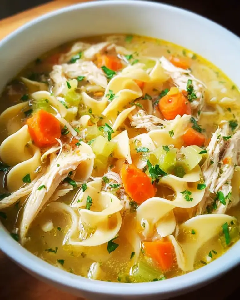 Homemade Chicken Noodle Soup