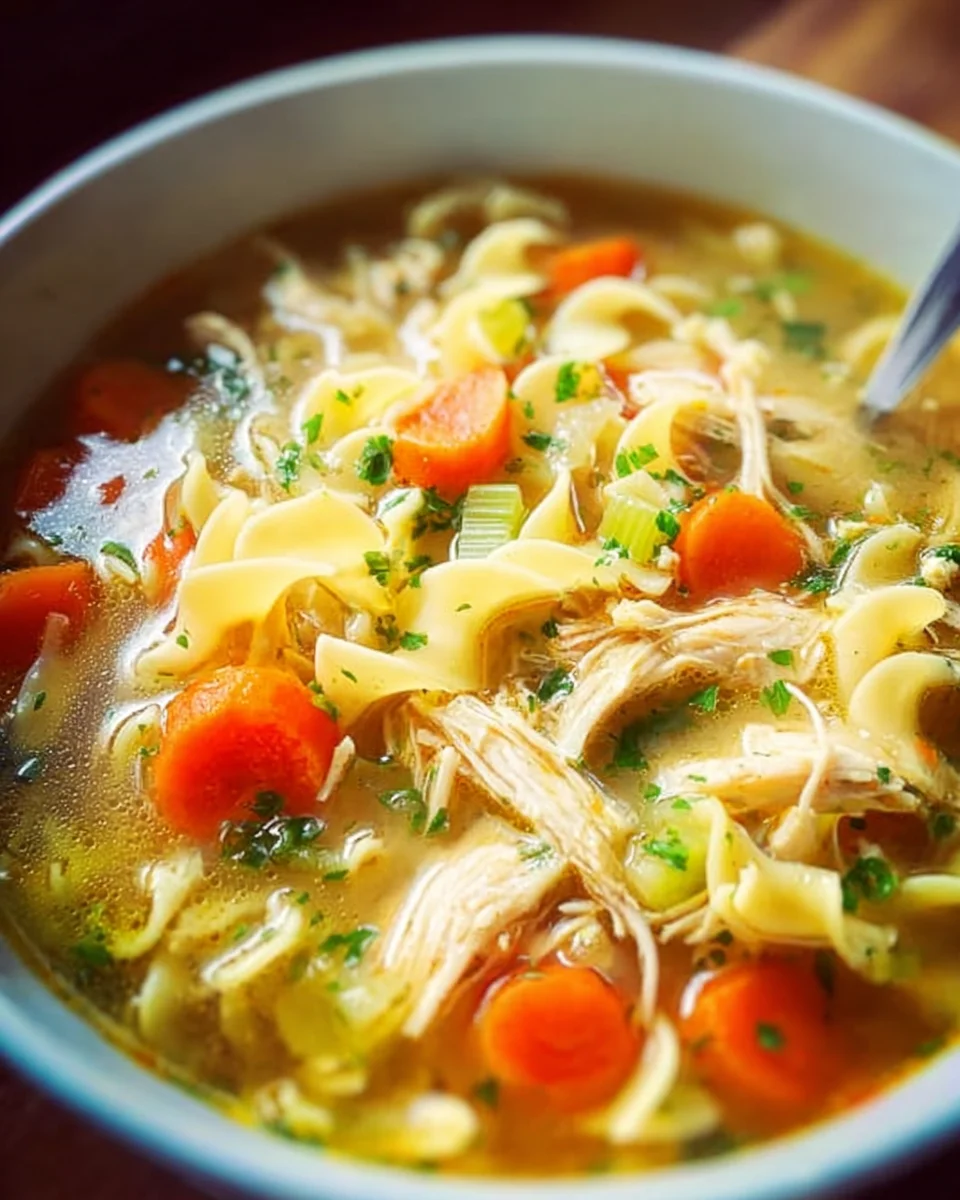 Homemade Chicken Noodle Soup Homemade