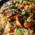 Honey BBQ Chicken Rice Honey BBQ Chicken Rice