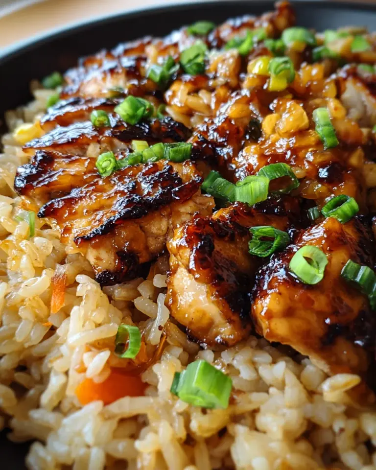 Honey BBQ Chicken Rice