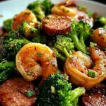 Honey Garlic Shrimp, Sausage, and Broccoli Honey Garlic Shrimp, Sausage, and Broccoli