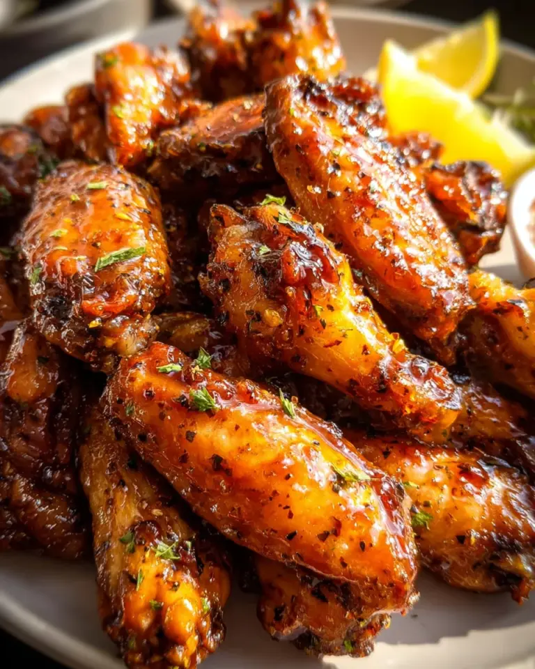Honey Lemon Pepper Wings