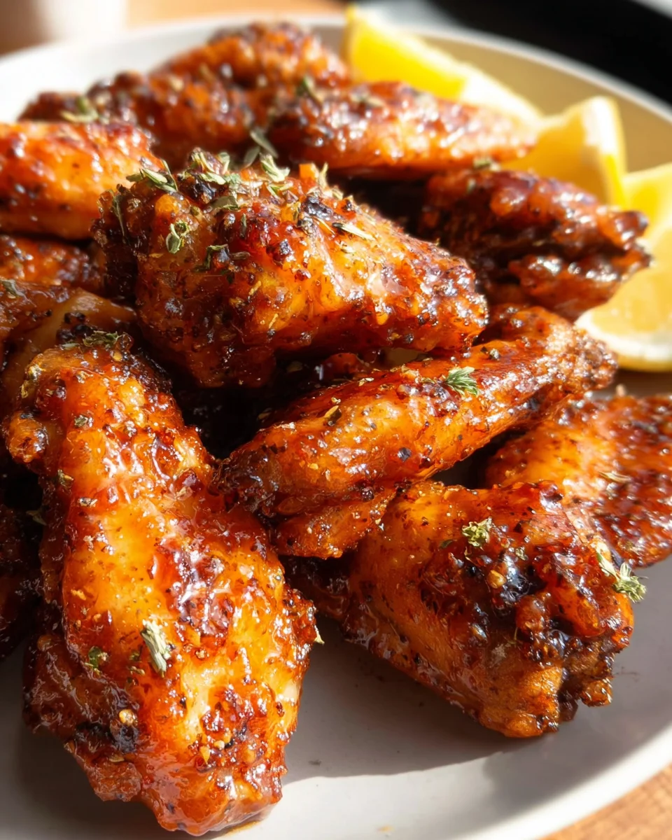 Honey Lemon Pepper Wings Honey