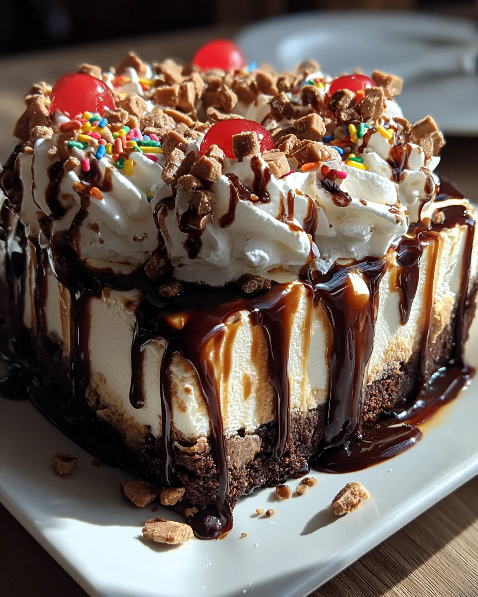 Hot Fudge Sundae Brownie Cheesecake Hot
