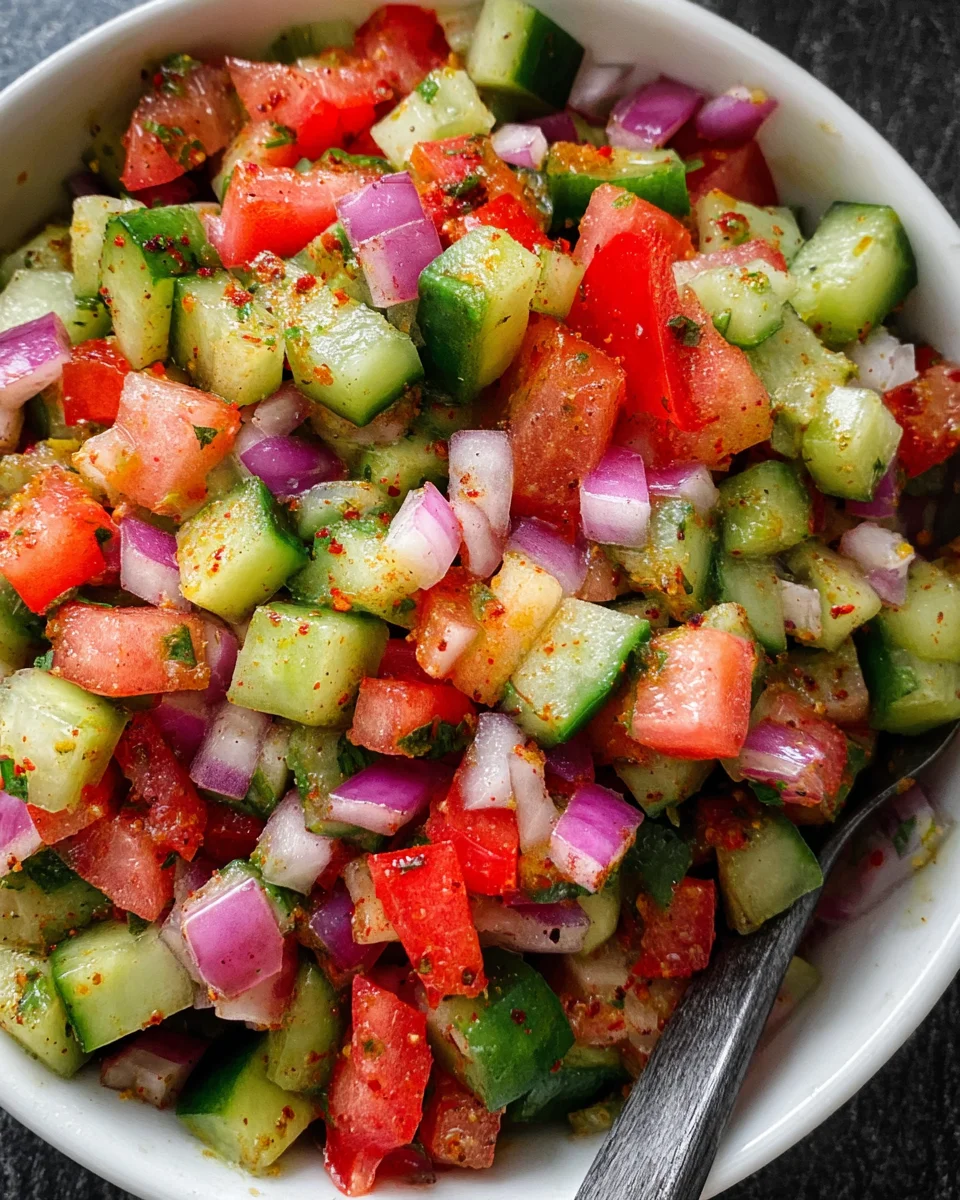 Indian Kachumber Salad Indian