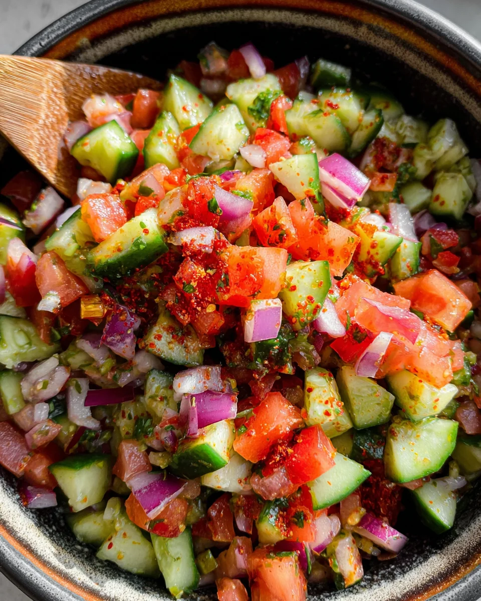 Indian Kachumber Salad Indian