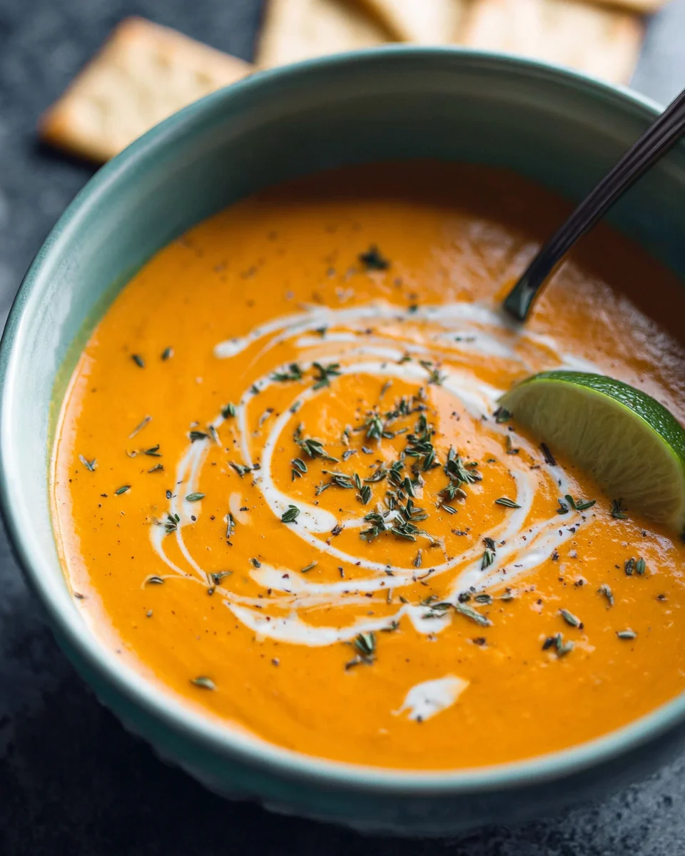 Instant Pot Carrot Ginger Soup (Vegan)