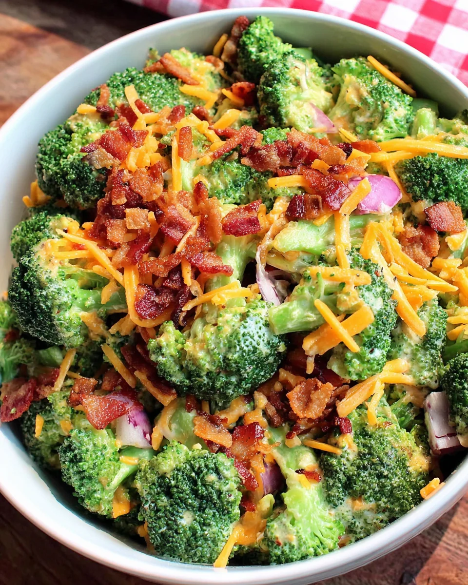 Keto Broccoli Salad Recipe
