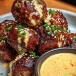 Korean BBQ Meatballs with Spicy Mayo Dip Korean BBQ Meatballs with Spicy Mayo Dip
