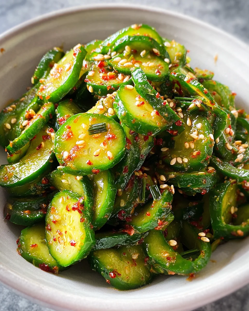 Korean Cucumber Salad Korean