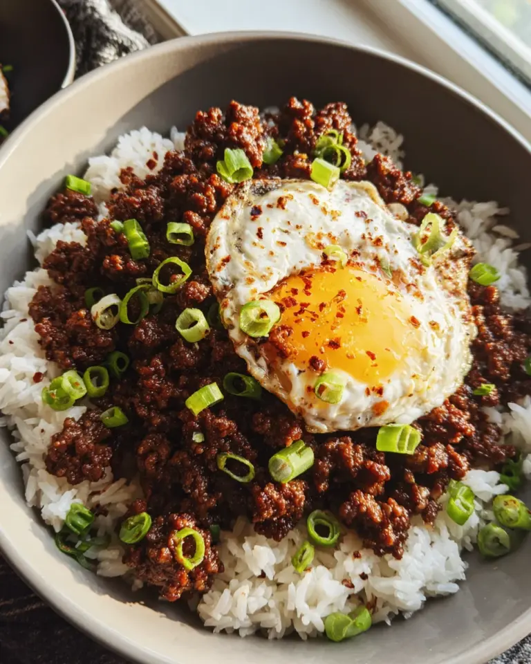 Korean Ground Beef Bowl (25-Minutes)