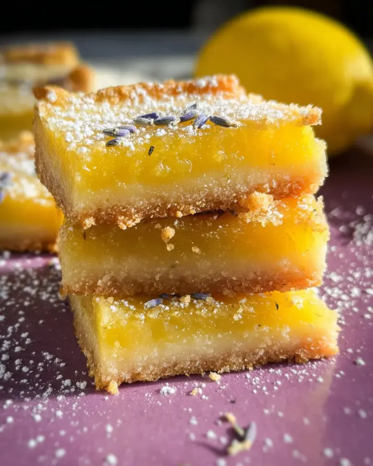 Lavender Lemon Bars
