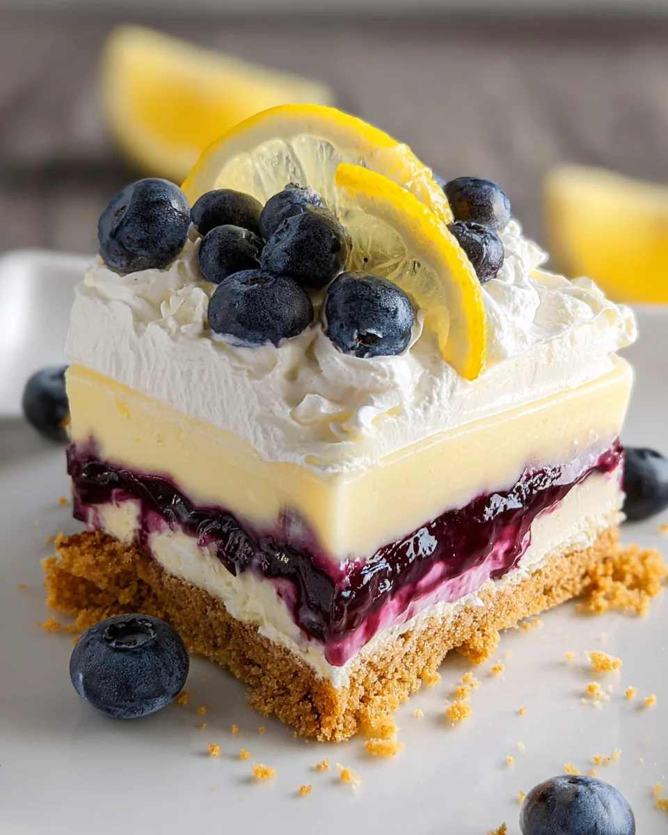 Lemon Blueberry Delight Lemon