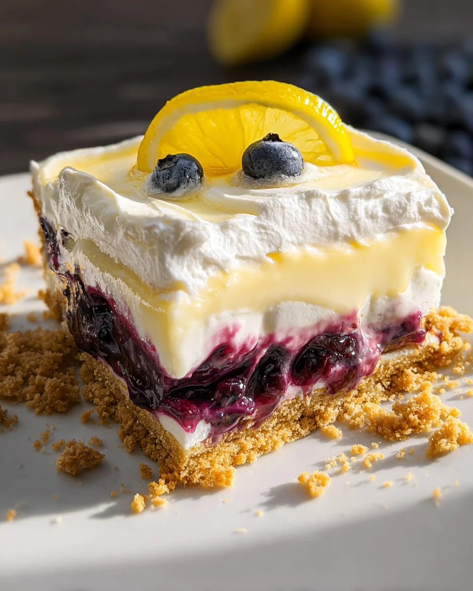 Lemon Blueberry Delight Lemon