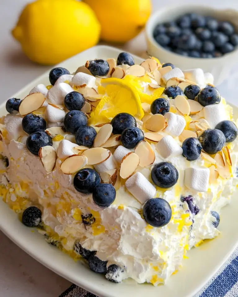 Lemon Blueberry Fluff