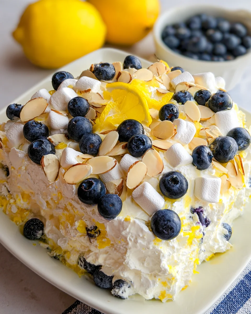 Lemon Blueberry Fluff Lemon Blueberry Fluff