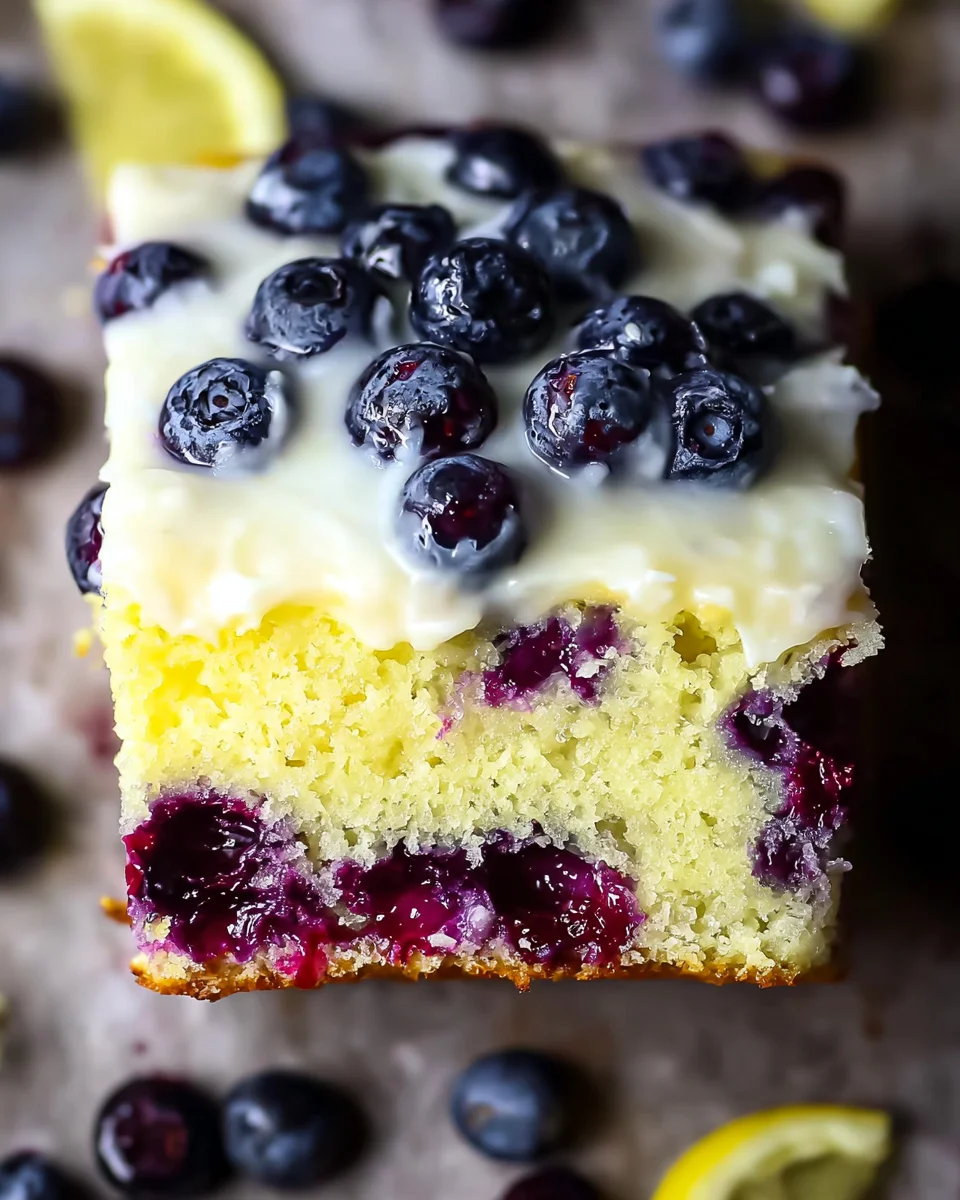 Lemon Blueberry Sheet Cake Lemon Blueberry Sheet Cake