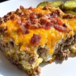Low-Carb Bacon Cheeseburger Casserole Low-Carb Bacon Cheeseburger Casserole