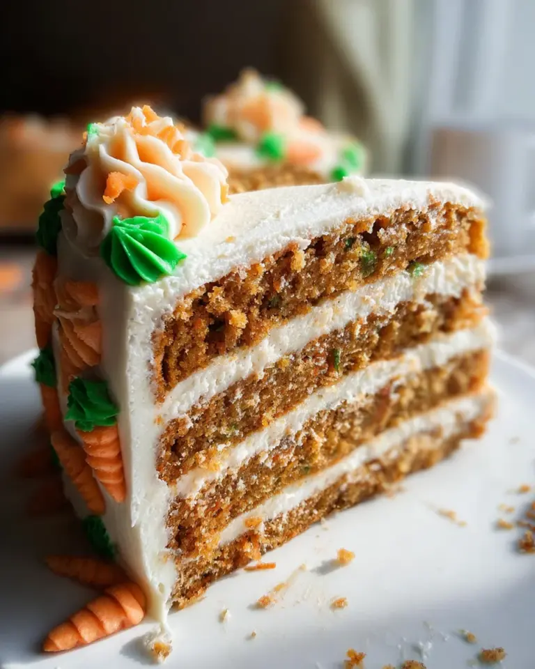 MOIST Vegan Carrot Cake Recipe with Cream Cheese Frosting