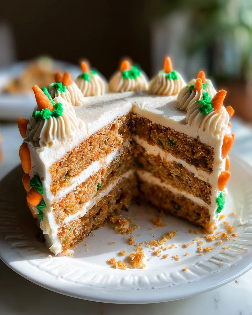 MOIST Vegan Carrot Cake Recipe with Cream Cheese Frosting MOIST