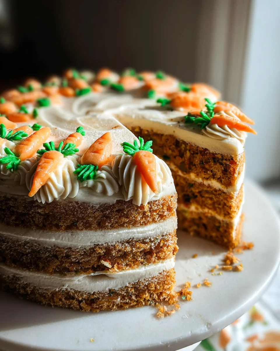 MOIST Vegan Carrot Cake Recipe with Cream Cheese Frosting MOIST