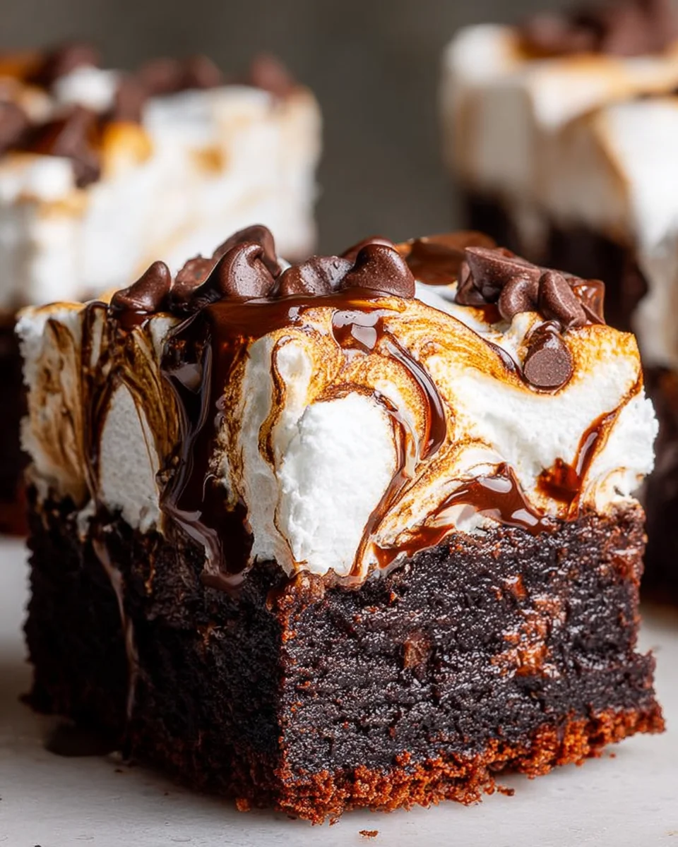 Marshmallow Brownies Marshmallow