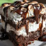 Marshmallow Chocolate Poke Cake Marshmallow Chocolate Poke Cake