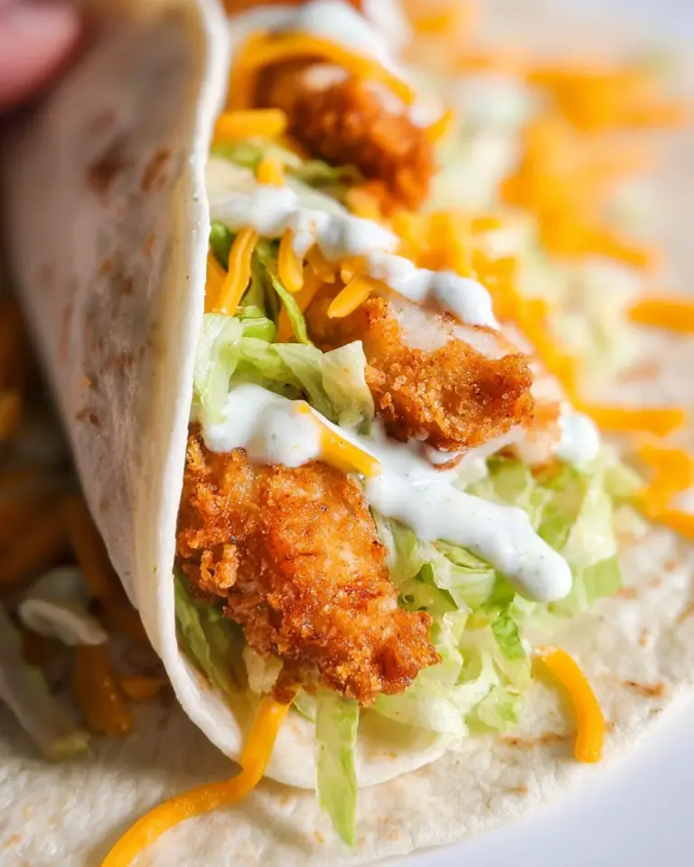 McDonald's Crispy Chicken Ranch Snack Wrap (Copycat!)