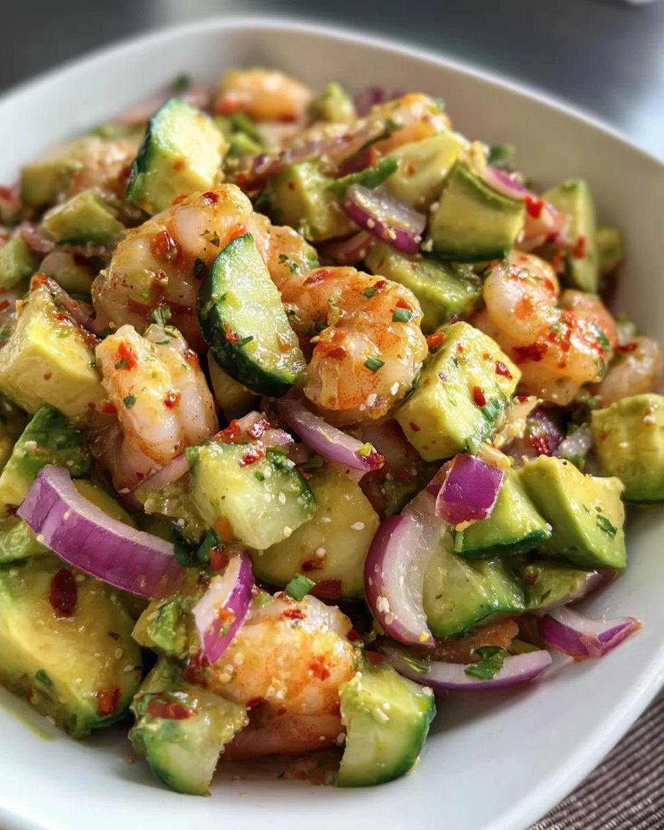 Mediterranean Keto Shrimp Salad Mediterranean