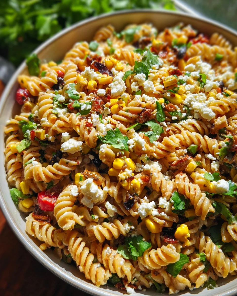 Mexican Street Corn Pasta Salad 25 Mexican