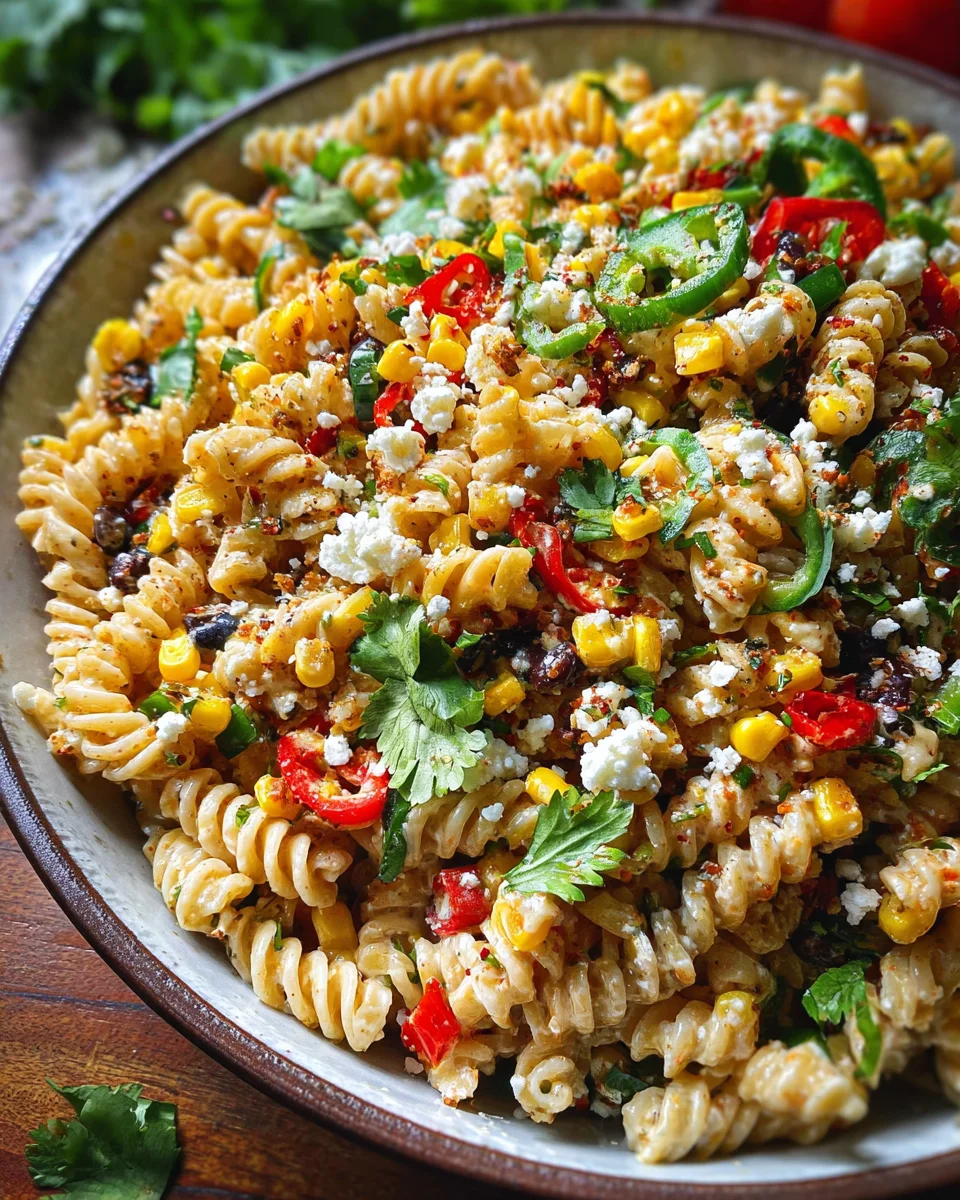 Mexican Street Corn Pasta Salad 26 Mexican
