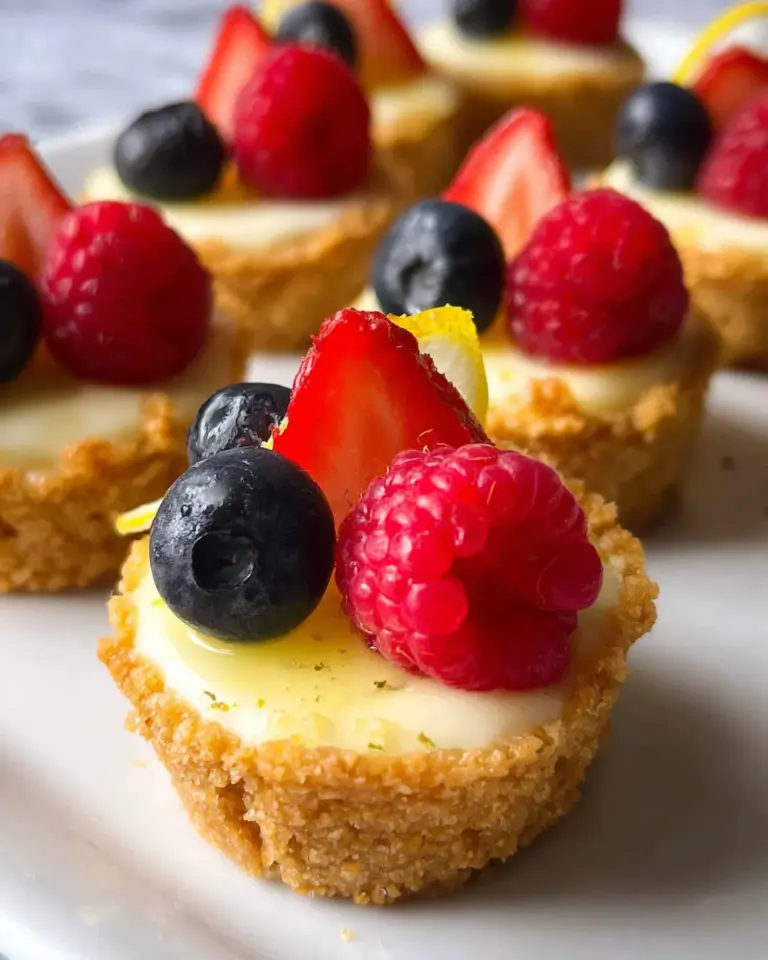 Mini Lemon Cheesecake Tarts