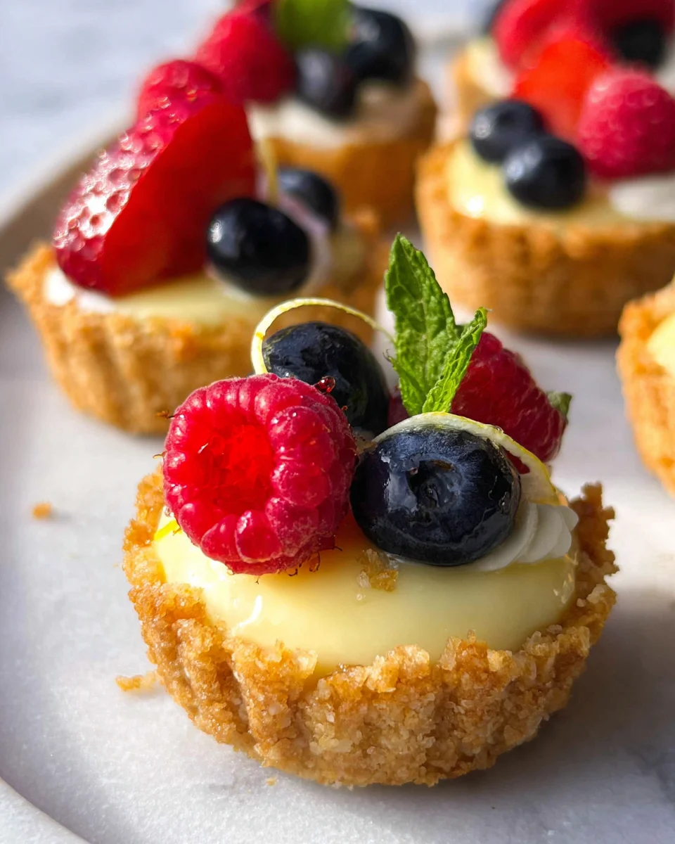 Mini Lemon Cheesecake Tarts Mini