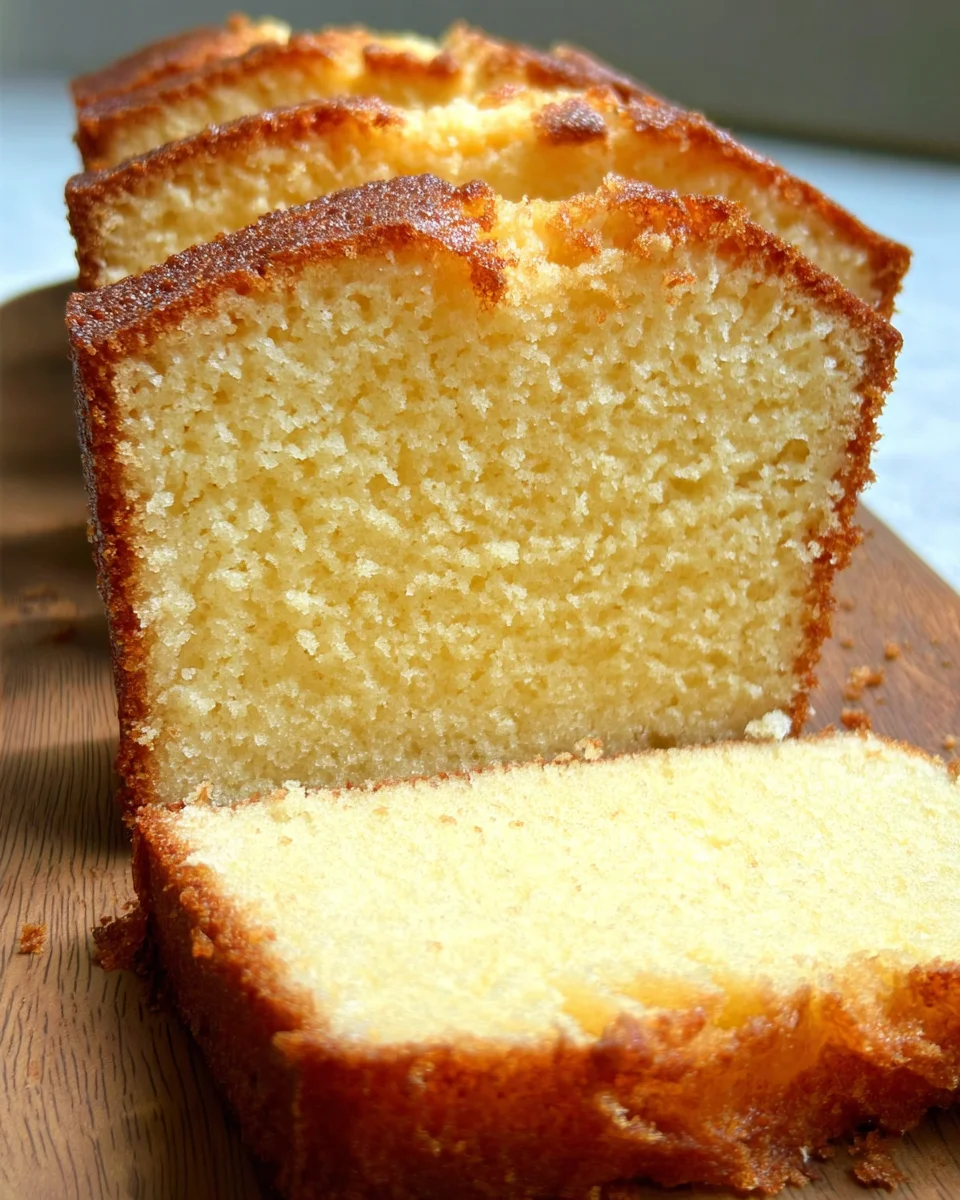 Moist Vanilla Pound Moist