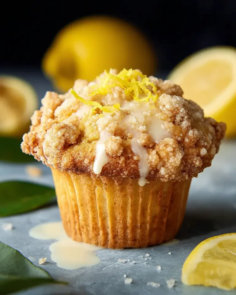 Moist Vegan Lemon Muffins