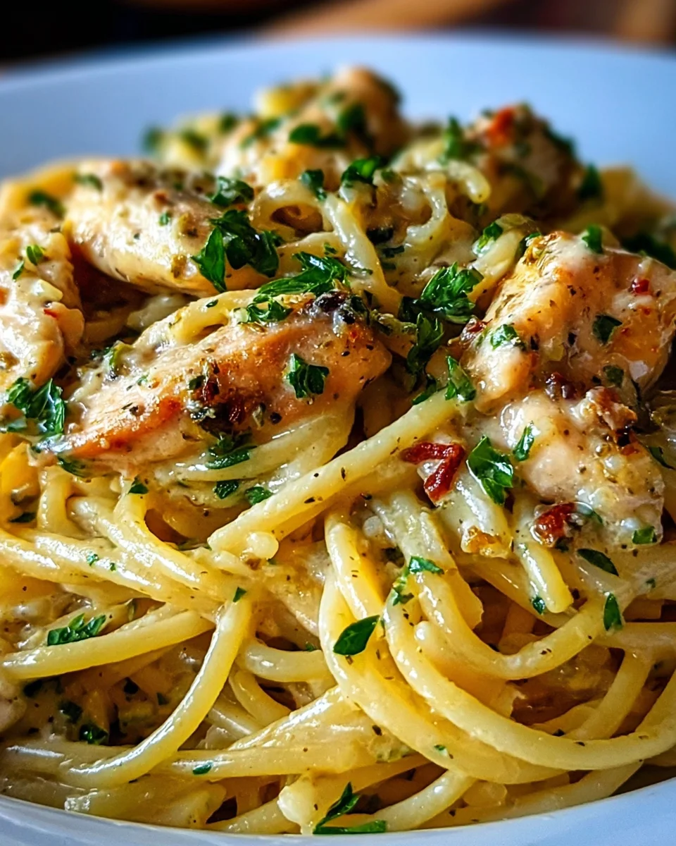 Monterey Chicken Spaghetti Monterey