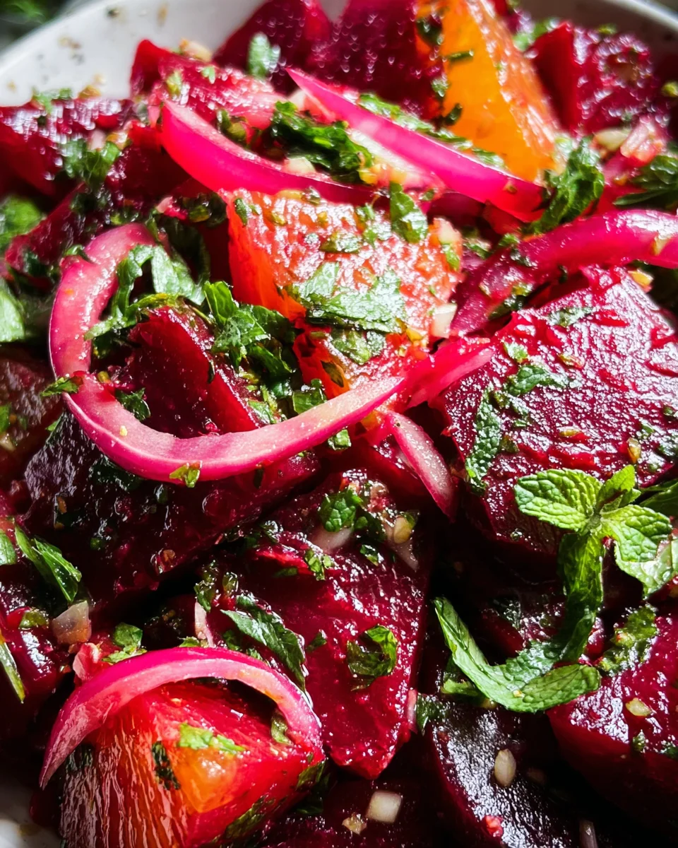 Moroccan Beet Salad Moroccan