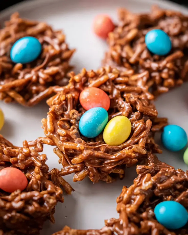 No-Bake Chocolate Bird Nests
