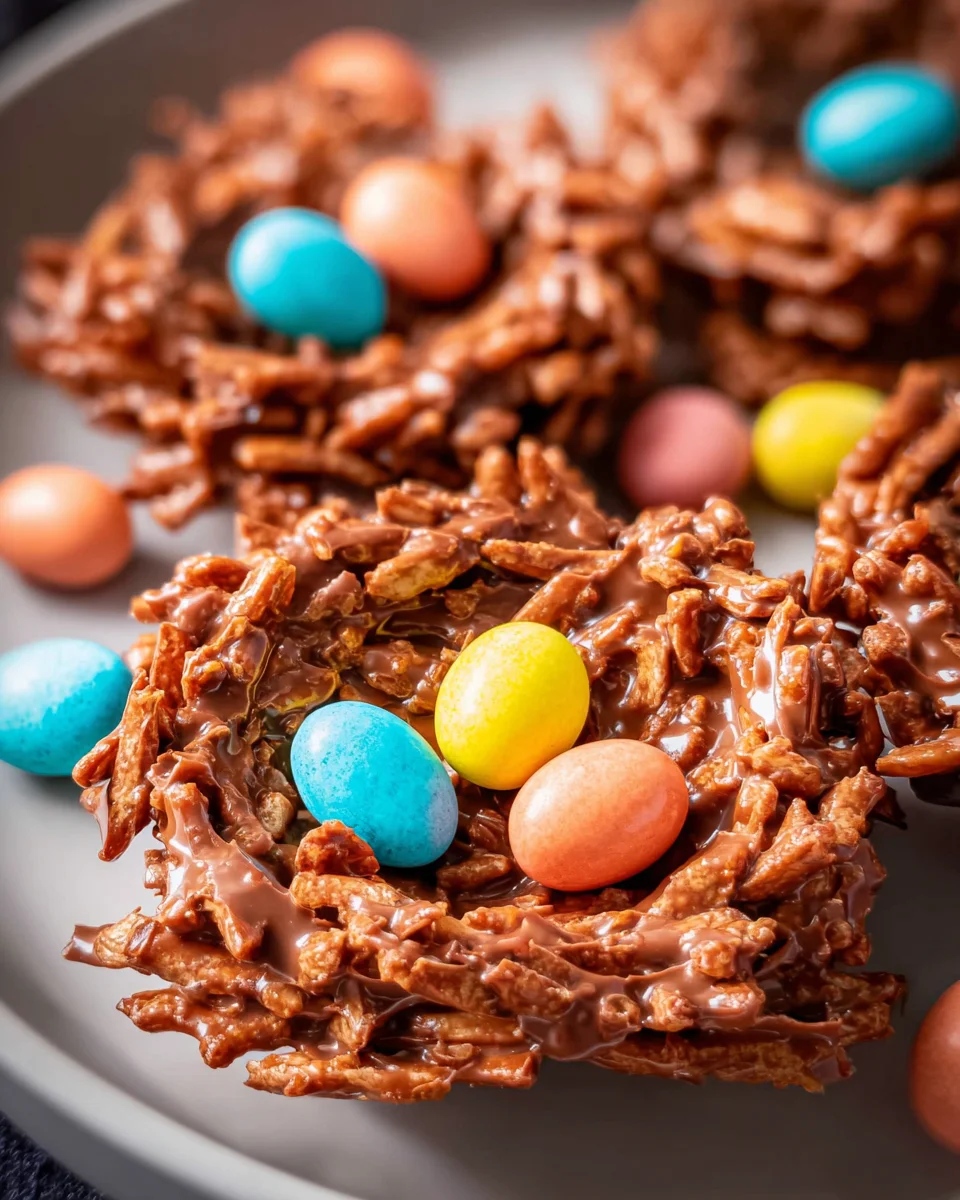 No-Bake Chocolate Bird Nests No-Bake
