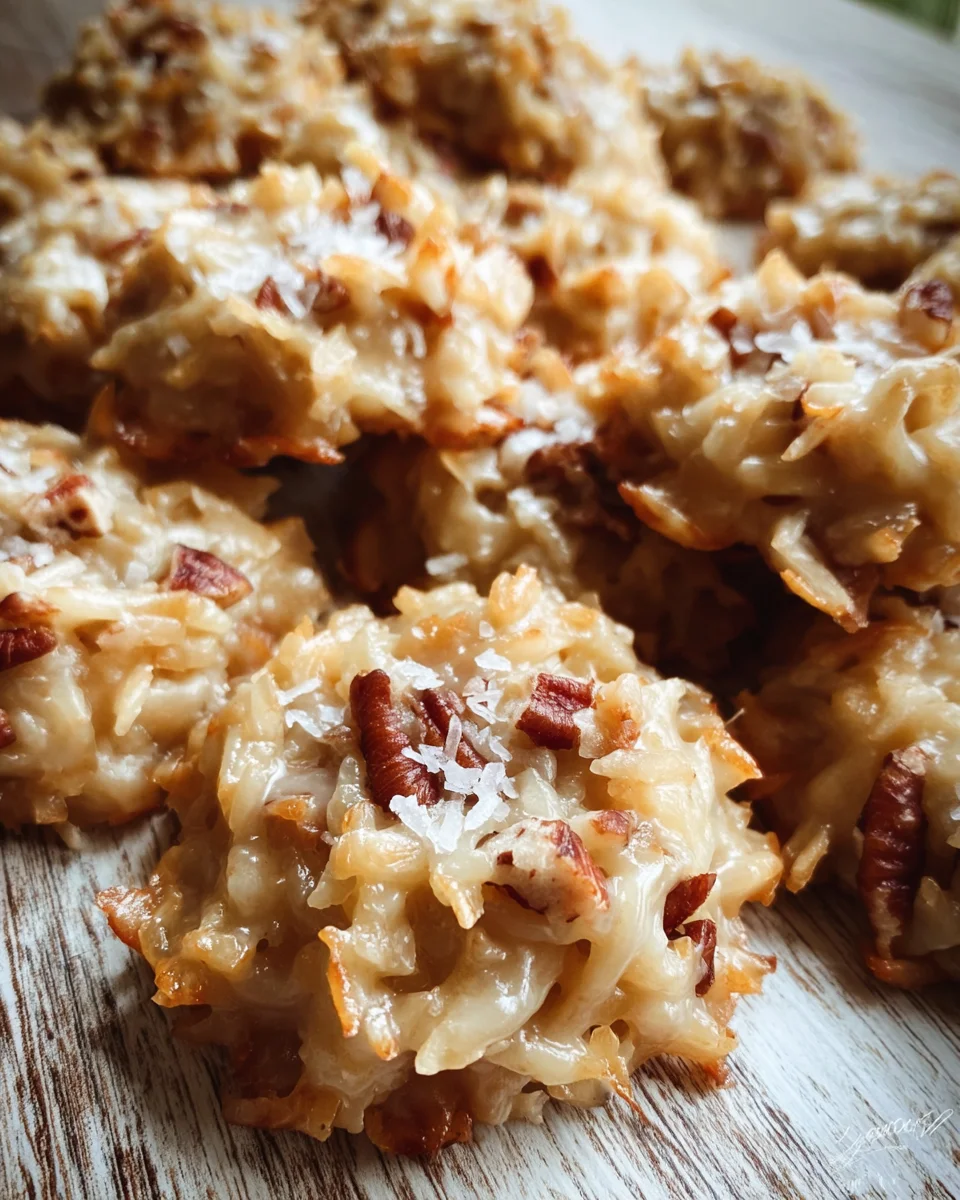 No-Bake Coconut Praline Cookies No-Bake