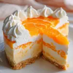 No-Bake Orange Creamsicle Cheesecake No-Bake Orange Creamsicle Cheesecake