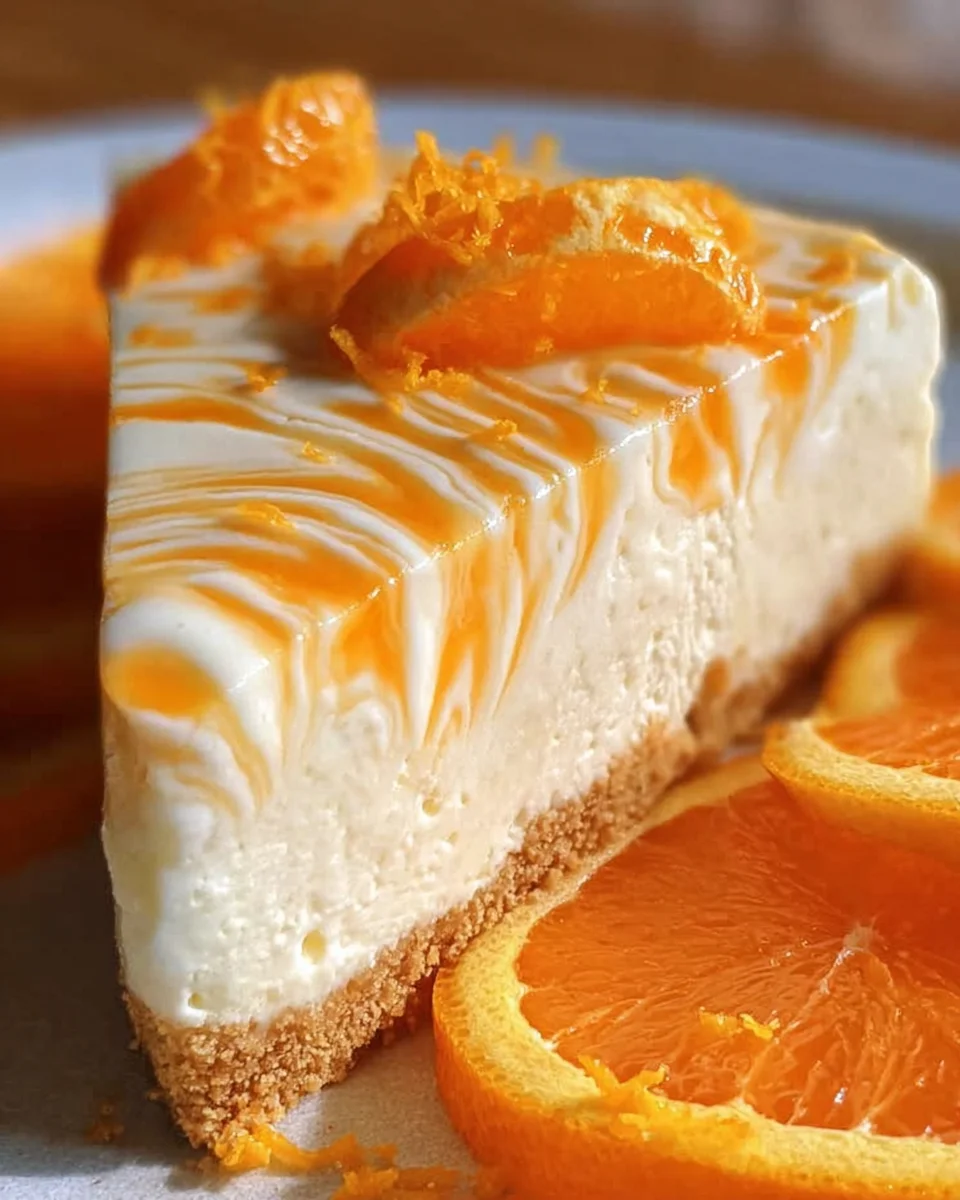 No-Bake Orange Creamsicle Cheesecake No-Bake