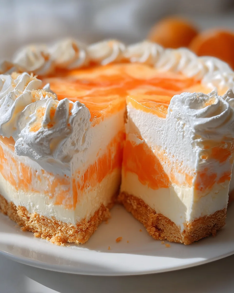 No-Bake Orange Creamsicle Cheesecake No-Bake