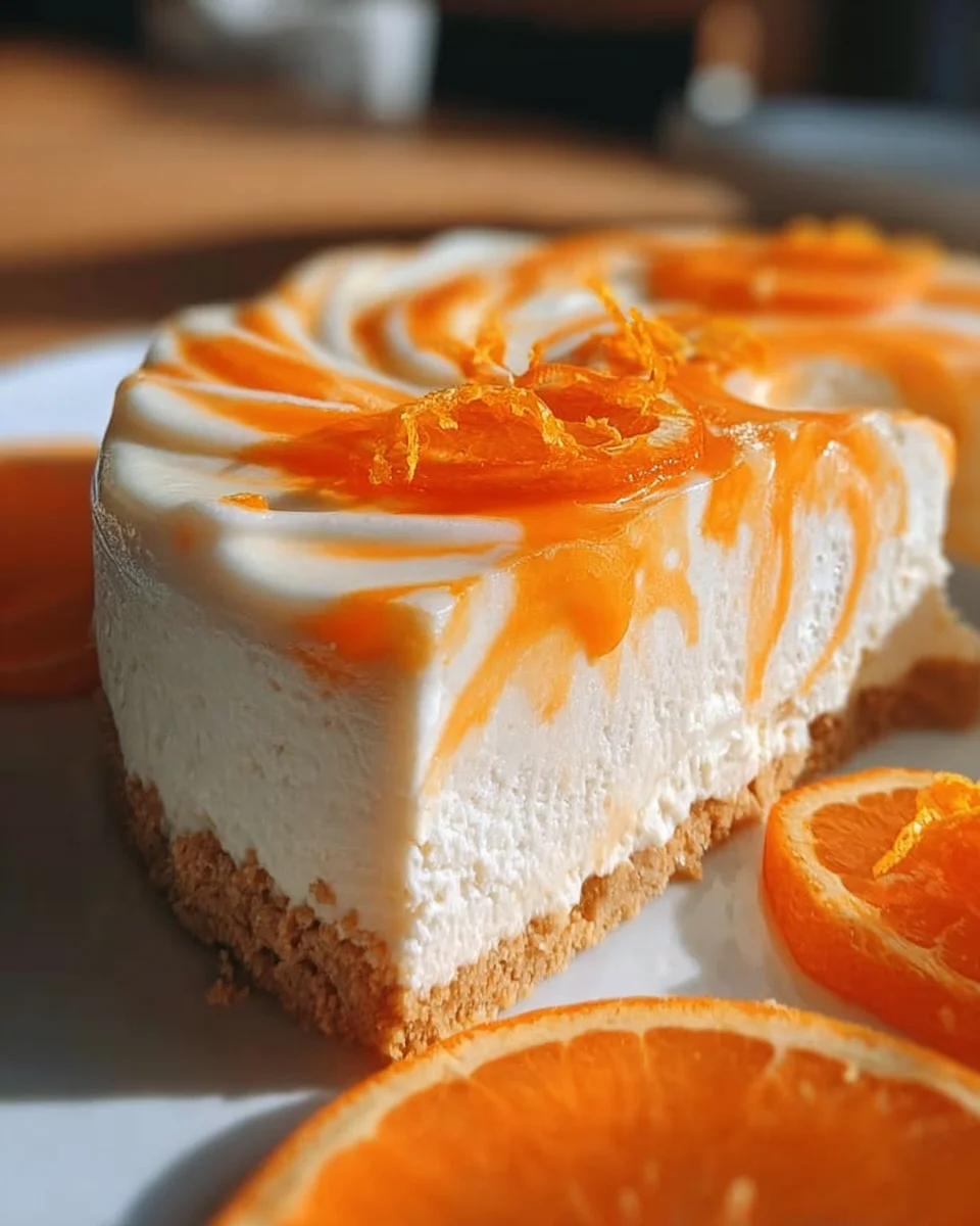 No-Bake Orange Creamsicle Cheesecake No-Bake